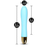 7-Speed Blue Color Rechargeable Classic Vibrator - Pleasure Malta