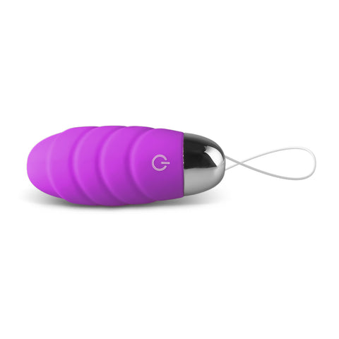 10 Speeds Purple Rechargeable Remote Control Vibrating Egg - Pleasure Malta