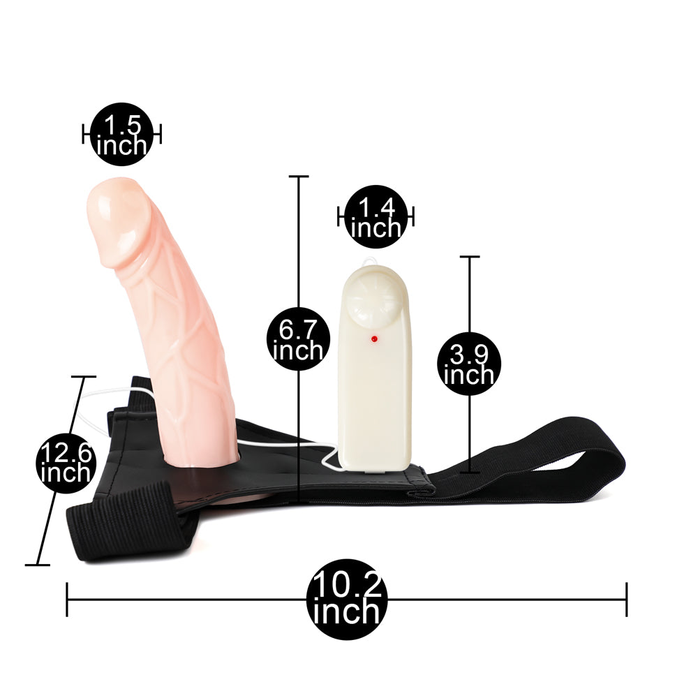 Vibrating Strap On - Pleasure Malta