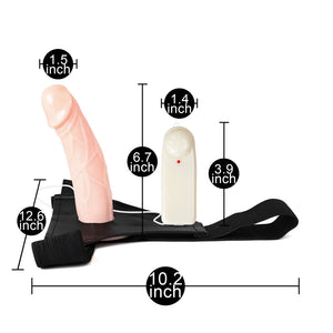 Vibrating Strap On - Pleasure Malta