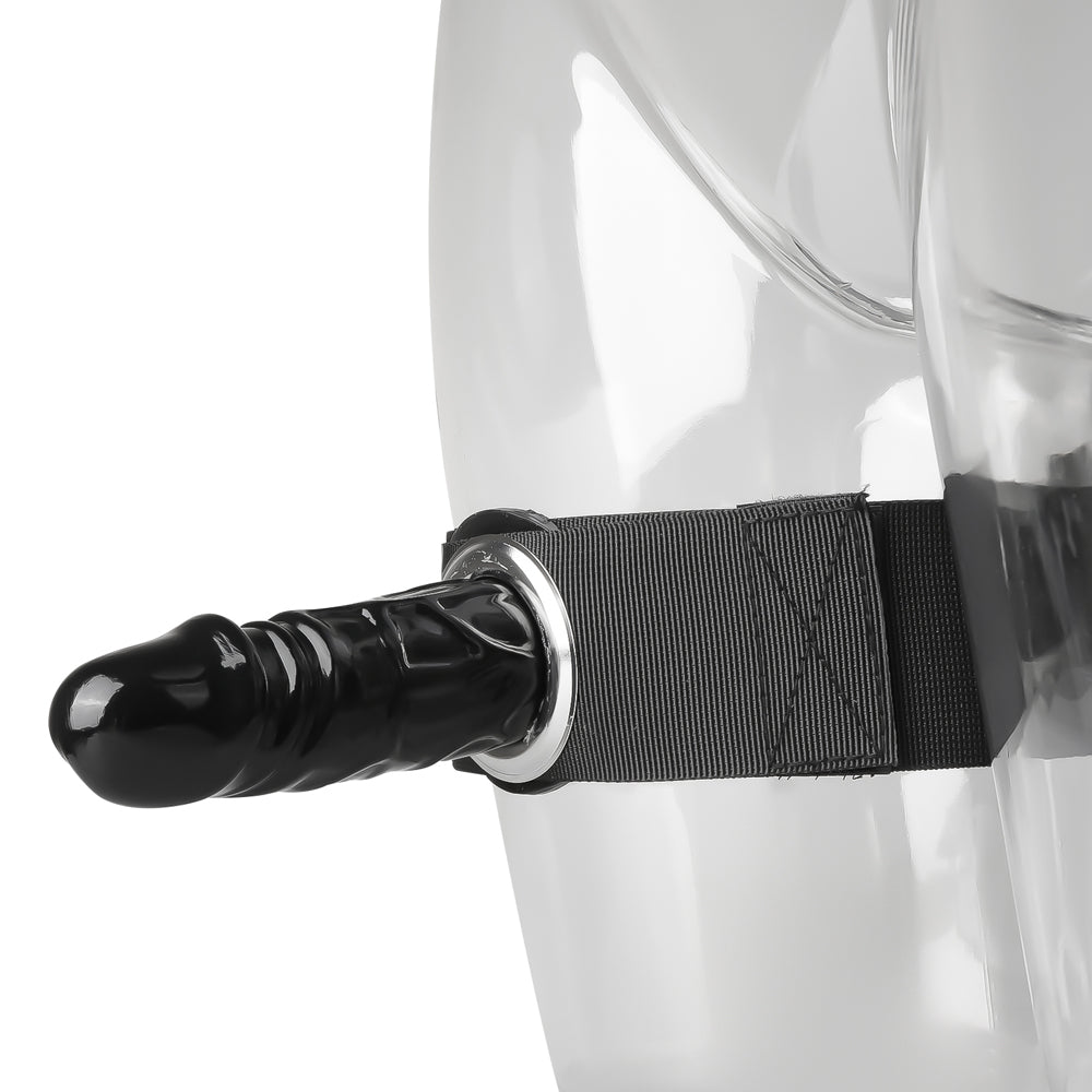 Leg Harness with Black Dildo - Pleasure Malta