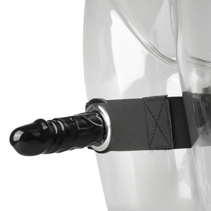 Leg Harness with Black Dildo - Pleasure Malta