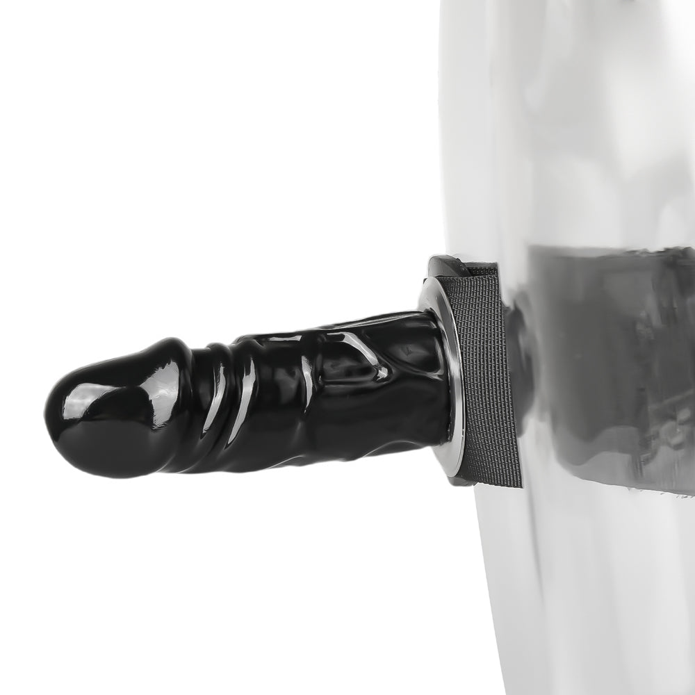 Leg Harness with Black Dildo - Pleasure Malta