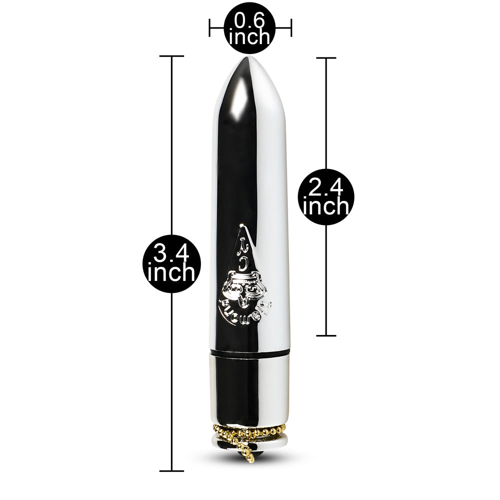80mm Bullet Vibrator (Silver) - Pleasure Malta