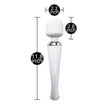 Wand Massager -White Color 20-Mode Whisper  (USB Recharging) - Pleasure Malta