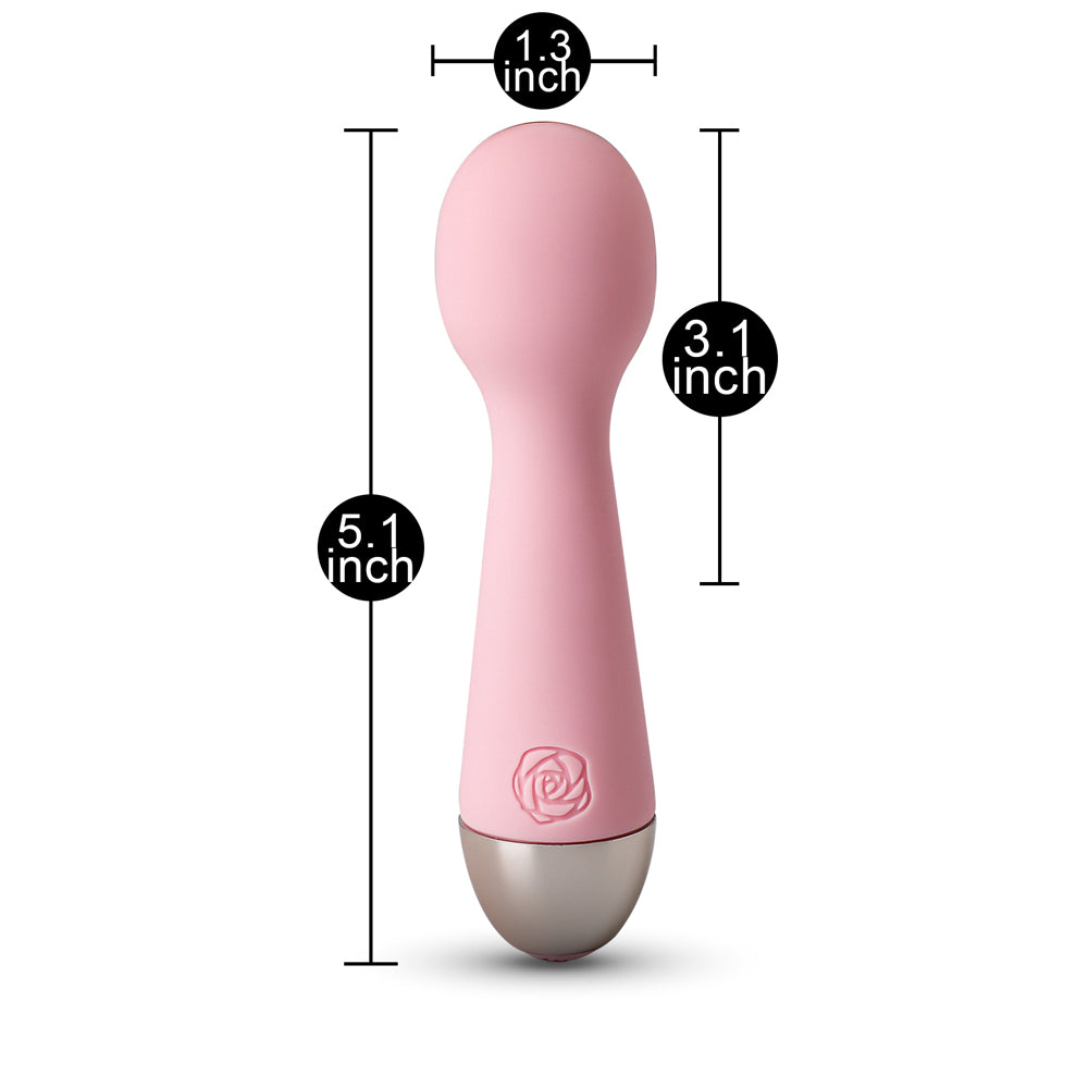 10-Speed Mini Vibrating Rechargeable Wand Massager - Pleasure Malta