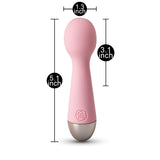 10-Speed Mini Vibrating Rechargeable Wand Massager - Pleasure Malta