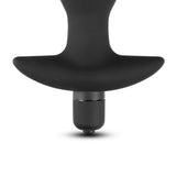 Black Silicone Vibrating Anal Plug - Pleasure Malta
