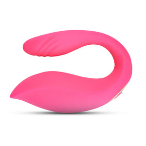 Remote Control 10-Speed Pink Color Rechargeable Silicone Vibrator (Dual Vibrators) - Pleasure Malta