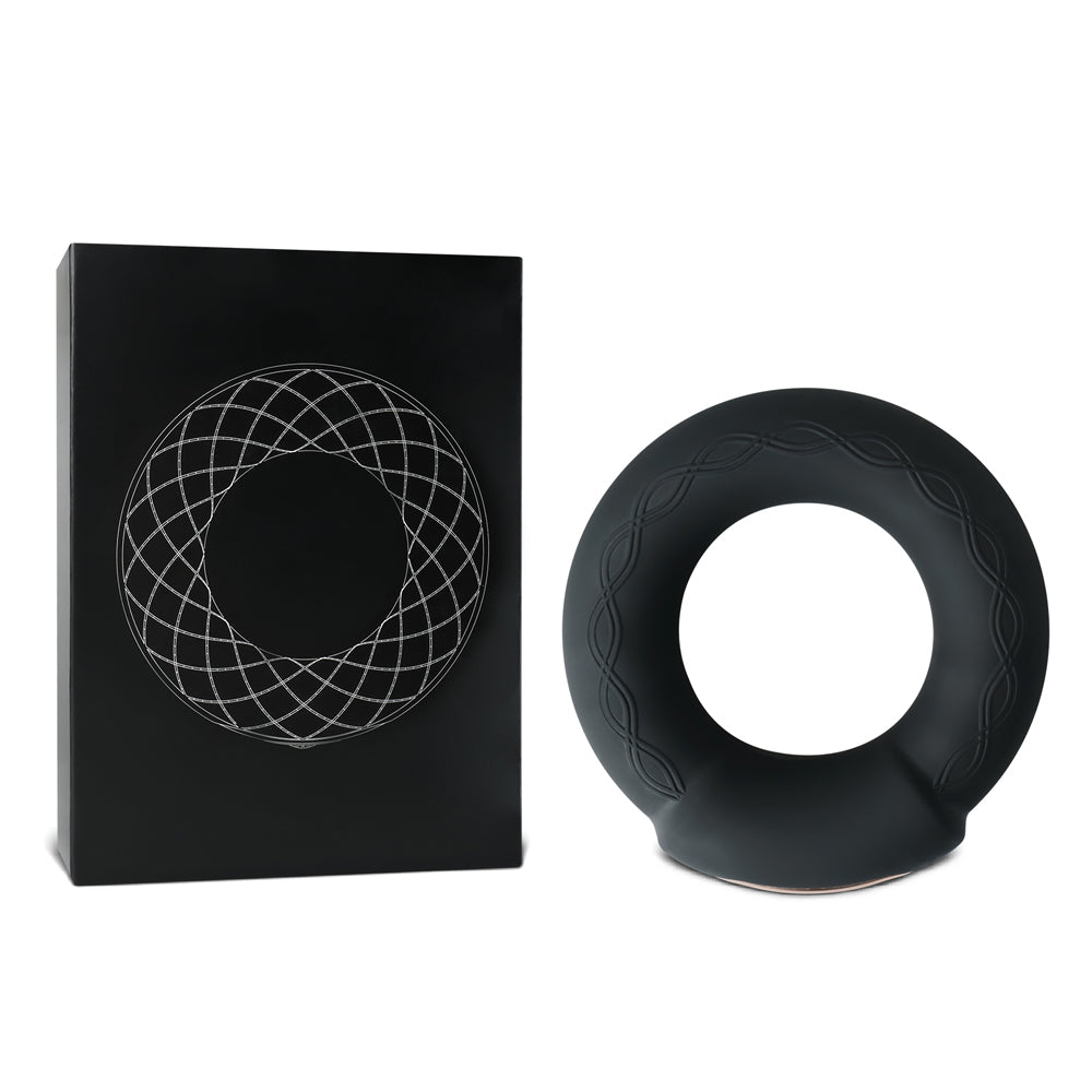 10 Speeds Silicone Rechargeable Vibrating Cock Ring Type II - Pleasure Malta