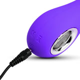 7 Speeds Rechargeable  Vibrator with Rotation and Heating - Pleasure Malta
