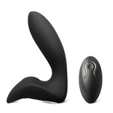 Silicone Prostate Massager - 12 Speeds Remote Control Rechargeable - Pleasure Malta