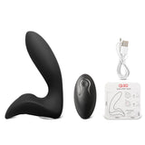 Silicone Prostate Massager - 12 Speeds Remote Control Rechargeable - Pleasure Malta