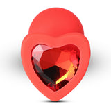 Heart Shape Diamond Small Size Anal Plug - Pleasure Malta