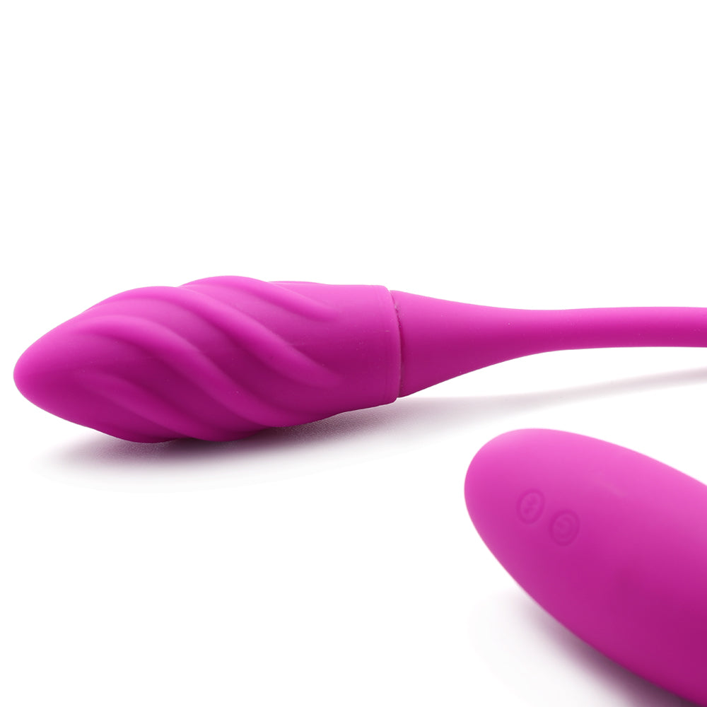 7-Speed Pink Color Rechargeable Double Vibrators - Pleasure Malta