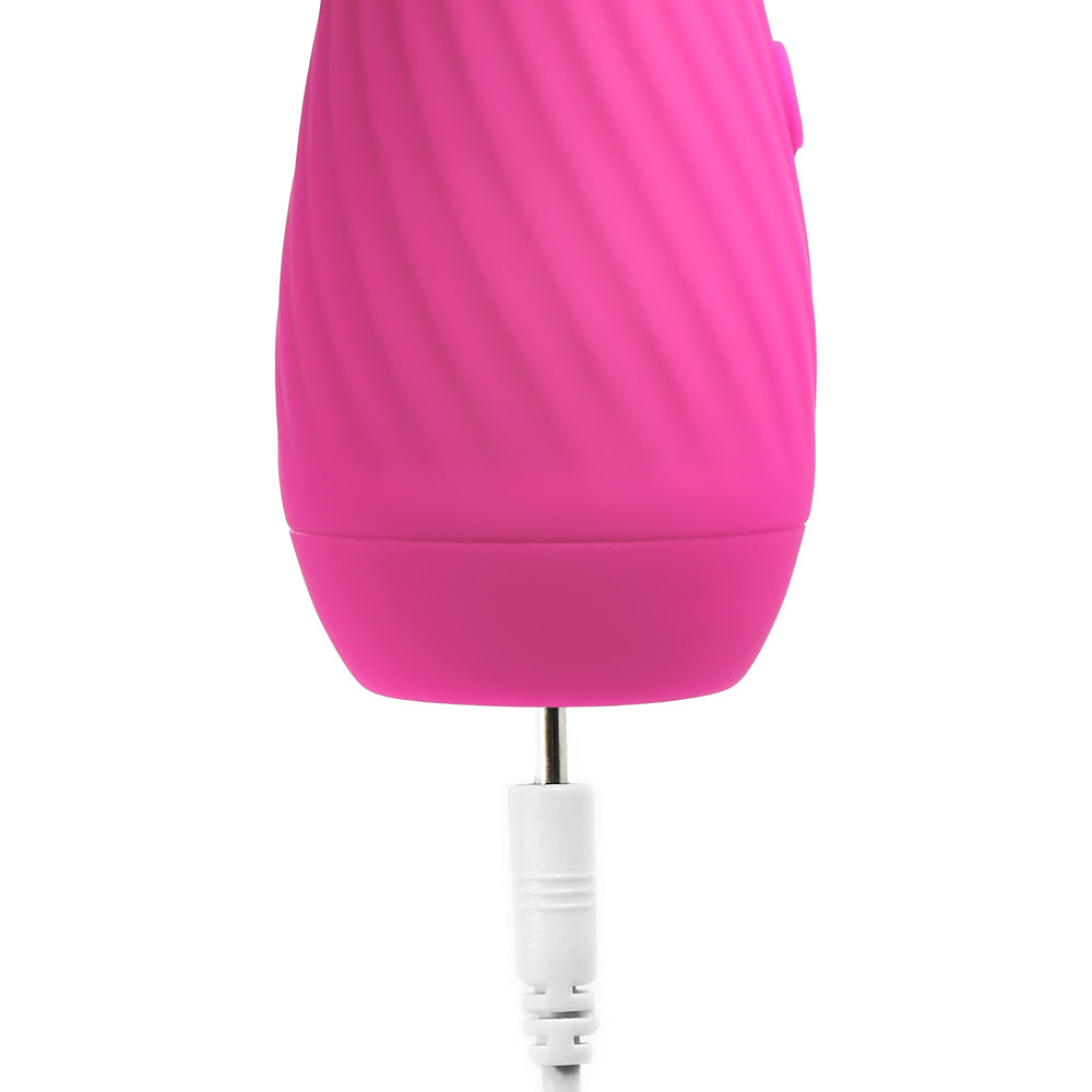 Cute Shape  9 Speeds Rechargeable Silicone Wand Massager - Pleasure Malta