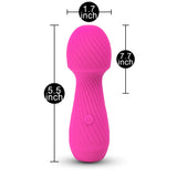 Cute Shape  9 Speeds Rechargeable Silicone Wand Massager - Pleasure Malta