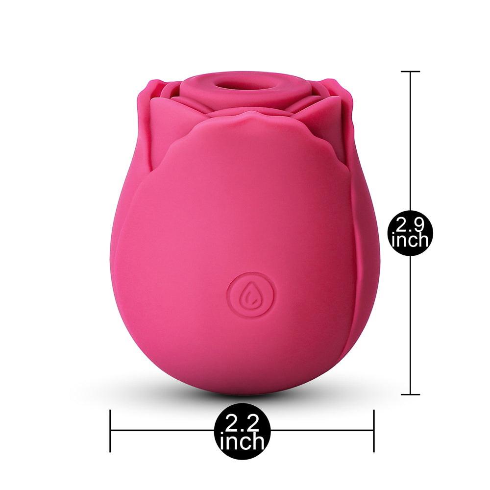 Rose Massager with Intense Suction - 7-Function Clitoral - Pleasure Malta