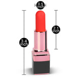 10 Speeds Rechargeable Vibrating Lipstick - Pleasure Malta