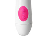 Pink Slim Silicone Vibrator ( Dual Motors ) - Pleasure Malta