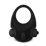 Futuristic Vibrating Cock ring with Clitoral simulator