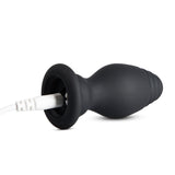 10 Speeds Red Tail Remote Control Rechargeable Vibrating Butt Plug - Pleasure Malta