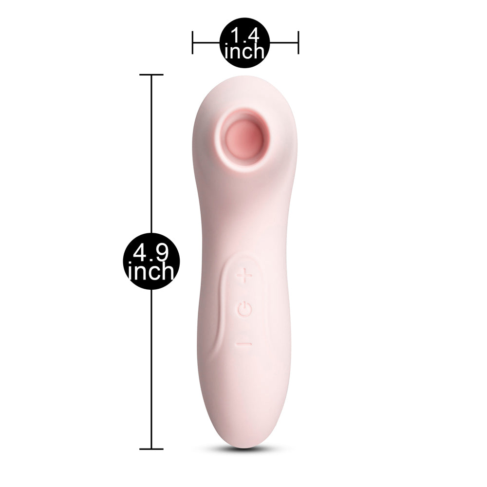 7 Speeds Mini Silicone Rechargeable Clitoral Stimulator ( Suction ) - Pleasure Malta