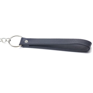 Black Embossed Bondage leash Collar - Pleasure Malta