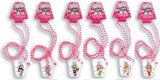 Hen Night Shot Glasses on Chain (assorted)