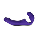 Multi Speed Rechargeable  Double Ended Penis Vibrator (purple) - Pleasure Malta