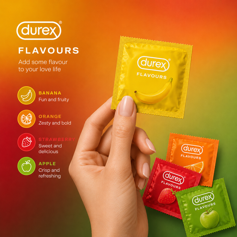 50 Durex Flavours Condoms - Pleasure Malta