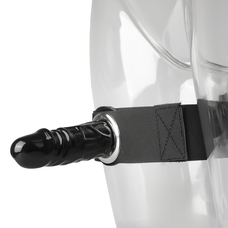 Leg Harness with Black Dildo - Pleasure Malta