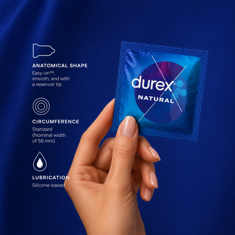 15 Durex Natural Condoms (CON002) - Pleasure Malta
