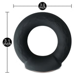 10 Speeds Silicone Rechargeable Vibrating Cock Ring Type II - Pleasure Malta