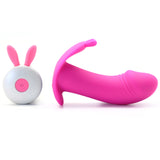 Pink Color 12-Speed Remote Control Rechargeable Silicone G-Spot Vibrator
