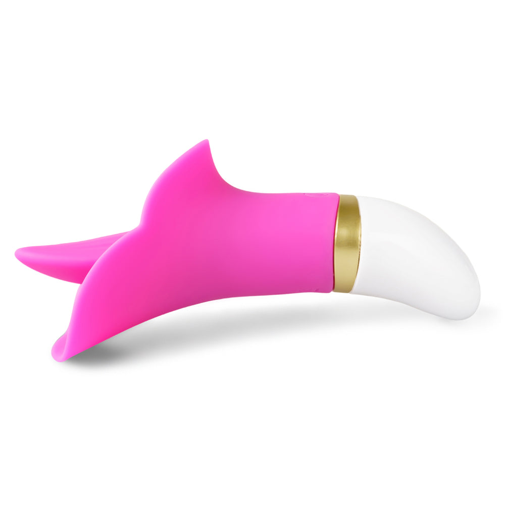 Rechargeable Silicone Vibrating Tongue 12-Speed Pink - Pleasure Malta