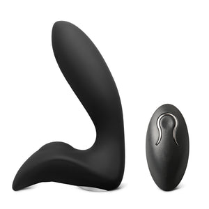 Silicone Prostate Massager - 12 Speeds Remote Control Rechargeable - Pleasure Malta