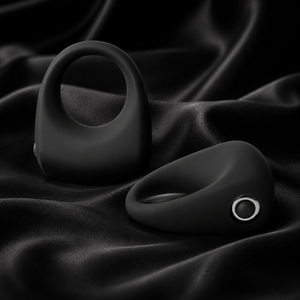 Black Majestic Vibrating Cock Ring (TOYS002) - Pleasure Malta
