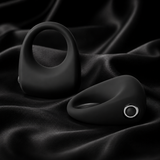 Black Majestic Vibrating Cock Ring (TOYS002) - Pleasure Malta