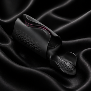 10-Speed Black Color Male Vibrating Masturbator (TOYS005) - Pleasure Malta