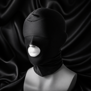 Black Color 1-Hole Hood (TOYS035) - Pleasure Malta