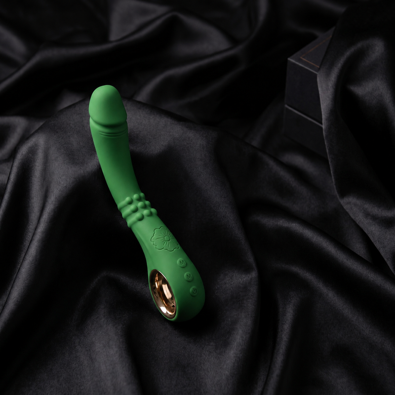Waterproof Magnetic Vibrator Green (VIB003) - Pleasure Malta