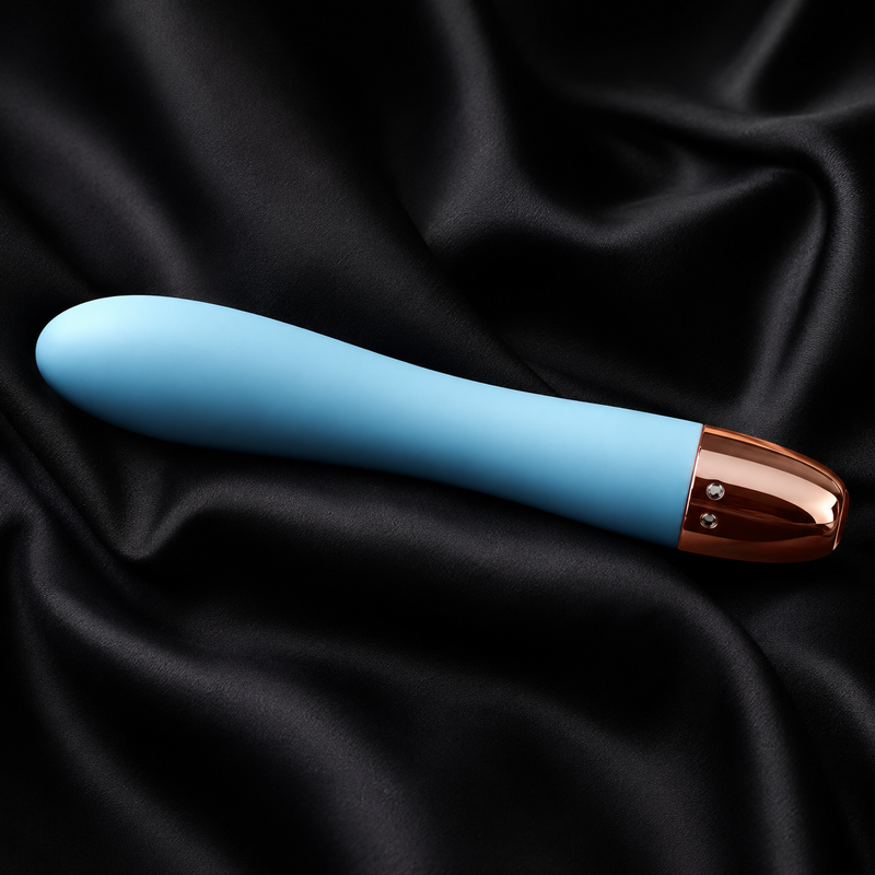 7-Speed Blue Color Rechargeable Classic Vibrator (VIB015) - Pleasure Malta