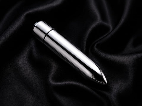 80mm Bullet Vibrator (Silver) (VIB024)