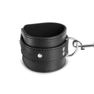 Black Color Embossed Handcuffs - Pleasure Malta