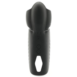 10-Speed Black Color Male Vibrating Masturbator - Pleasuremalta